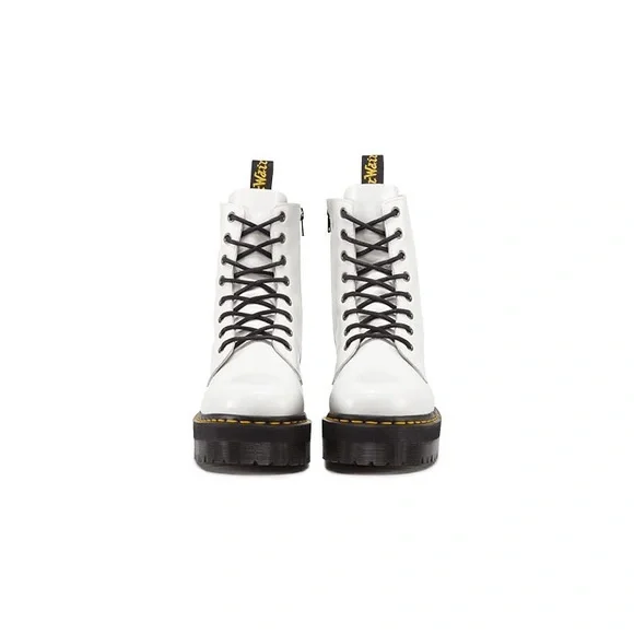 DR. MARTENS Jadon Platform Boot White - Picture 4 of 7